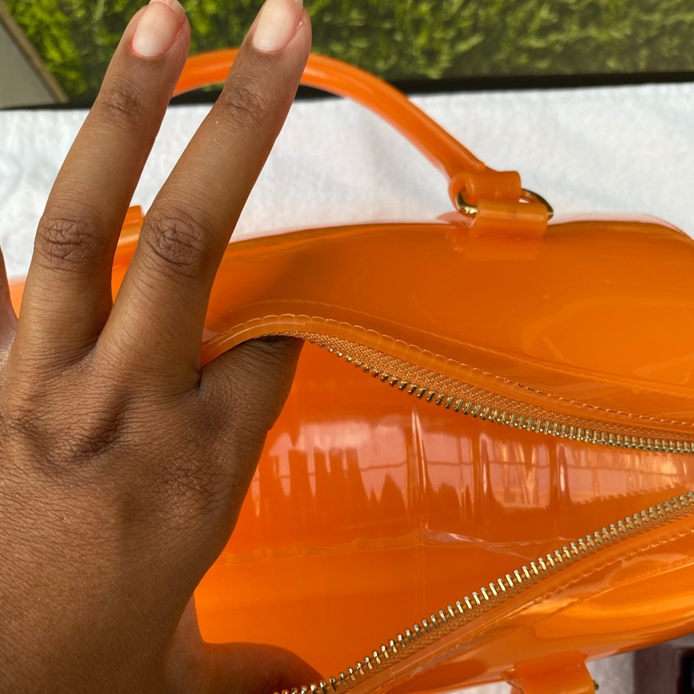 Beautiful Orange Jelly Purse - Picture 9 of 12